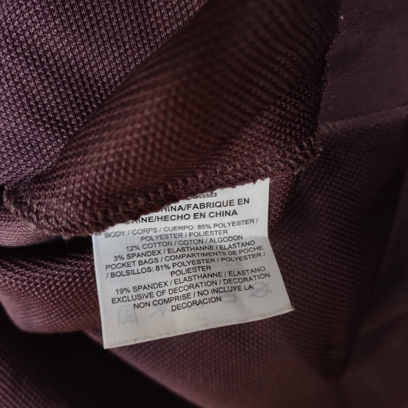 Nike Women's XS Purple Turtleneck Athletic Long Sleeve Pockets Pullover - Picture 4 of 4